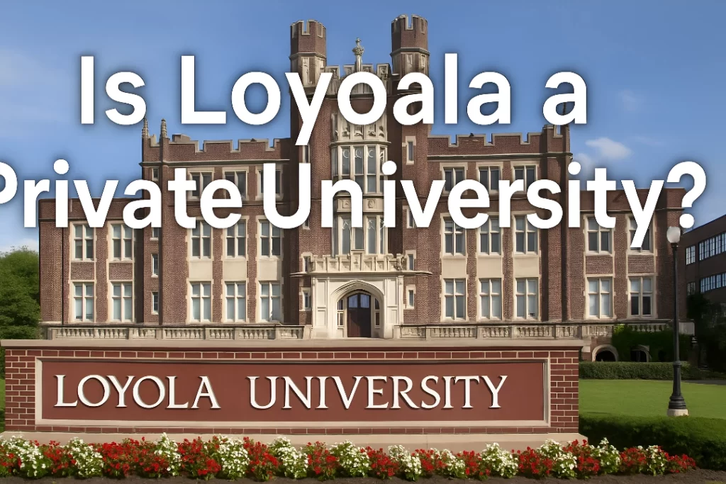Is Loyola a Private University?