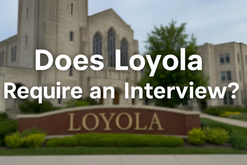 Does Loyola Require an Interview?